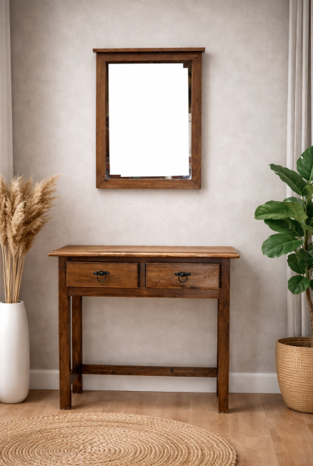 1094-430021 Consola con espejo rustica 1094-430021 Consola con espejo rustica